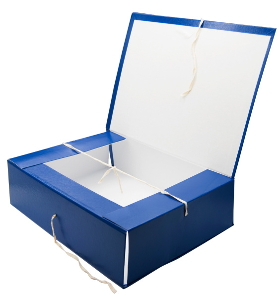 Папка архивная 4 завязки Silwerhof КБЗ-4-80Р бумвинил корешок 80мм разобранный A4 ассорти