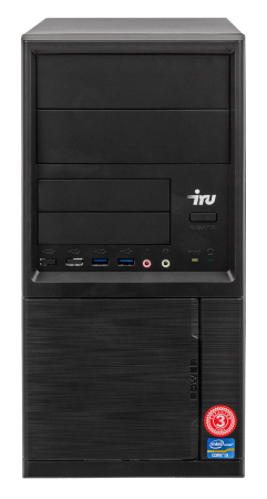 ПК IRU Office 312 MT PG G5420 (3.8) 8Gb SSD240Gb UHDG 610 FreeDOS GbitEth 400W черный (1418002)