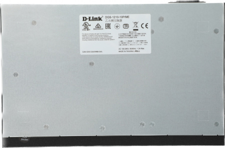 Коммутатор D-Link DGS-1210-10P/ME/A1A 8G 2SFP 8PoE управляемый