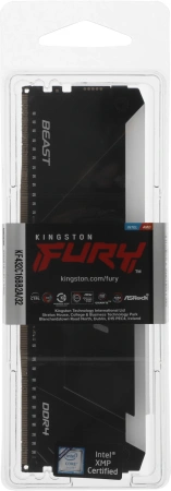 Память DDR4 32GB 3200MHz Kingston KF432C16BB2A/32 Fury Beast RGB RTL Gaming PC4-25600 CL16 DIMM 288-
