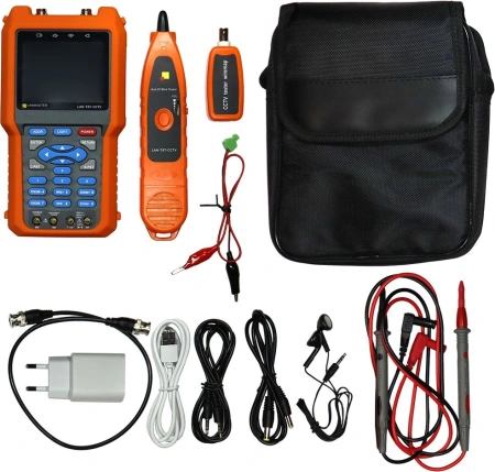 Тестер Lanmaster LAN-TST-CCTV (упак:1шт) оранжевый