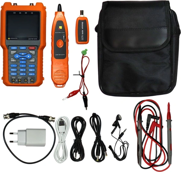 Тестер Lanmaster LAN-TST-CCTV (упак:1шт) оранжевый
