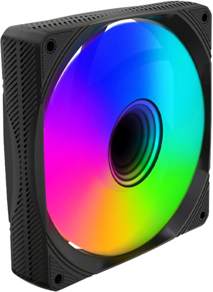 Вентилятор для корпуса Bloody BD-CF120ARGB1 ARGB 120х120x25 черный 4-pin 26дБ (упак.:1шт) (BD-CF120ARGB1-BK) Ret