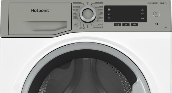 Стиральная машина Hotpoint NSD 6239 US VE RU класс: A-30% загр.фронтальная макс.:6кг белый инвертер