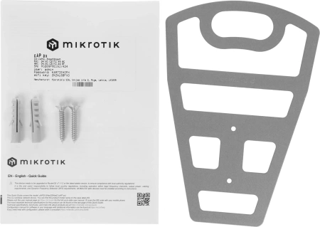 Точка доступа MikroTik cAP ax (CAPGI-5HAXD2HAXD) AX1800 10/100/1000BASE-TX белый