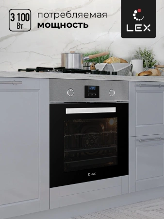 Духовой шкаф Электрический Lex EDP 093 IX нержавеющая сталь