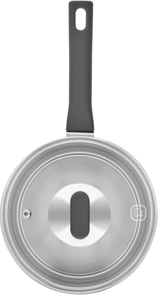 Ковш Rondell Quadro RDS-1595 1.3л. d=16см (с крышкой) стальной