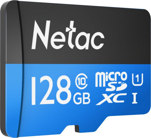 Флеш карта microSDXC 128Gb Class10 Netac NT02P500STN-128G-S P500 w/o adapter