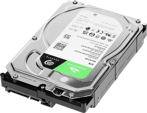 Жесткий диск Seagate SATA-III 8Tb ST8000DM004 Desktop Barracuda (5400rpm) 256Mb 3.5"