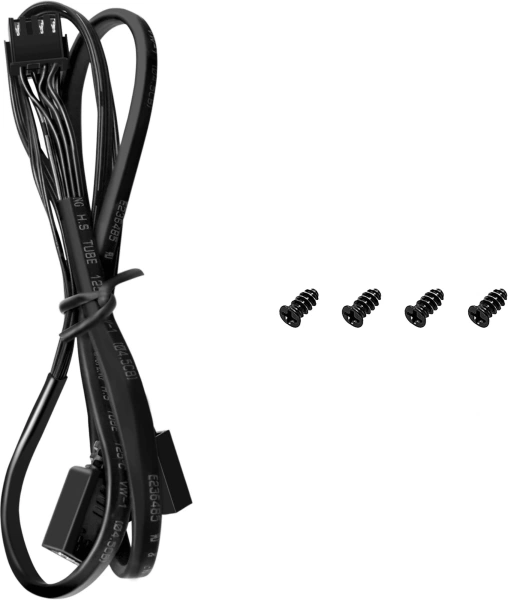 Вентилятор для корпуса Deepcool FD12 120х120x25 черный 4-pin 27.6дБ (R-FD12-BKNPN1-G) Ret