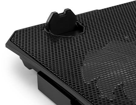 Подставка для ноутбука Buro BU-LCP150-B213 15"335x265x22мм 74.35дБ 1xUSB 2x 140ммFAN 480г металлическая сетка/пластик черный