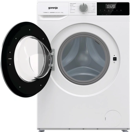 Стиральная машина Gorenje W2NHPI72SCS класс: A загр.фронтальная макс.:7кг белый инвертер