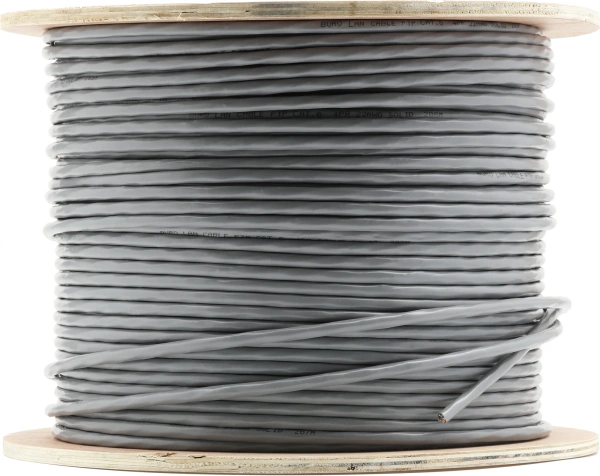 Кабель сетевой Buro BU-COP-055-FTP FTP 4 пары cat.6 solid 0.55мм Cu 305м серый