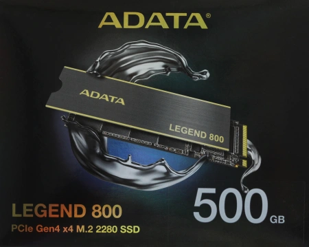 Накопитель SSD A-Data PCIe 4.0 x4 500GB ALEG-800-500GCS Legend 800 M.2 2280