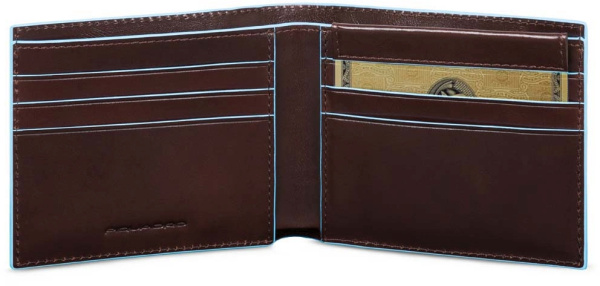 Кошелек мужской Piquadro Blue Square PU3891B2R/MO коричневый натур.кожа