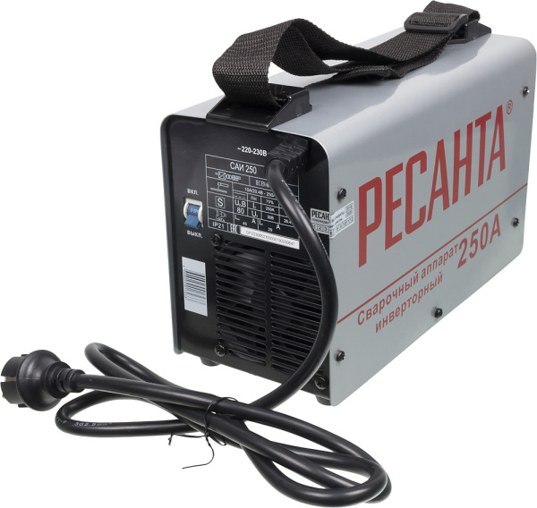 Сварочный аппарат Ресанта САИ-250 инвертор ММА DC (кейс в комплекте)