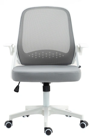 Кресло Cactus CS-WMC212-GY белый/серый сетка/ткань