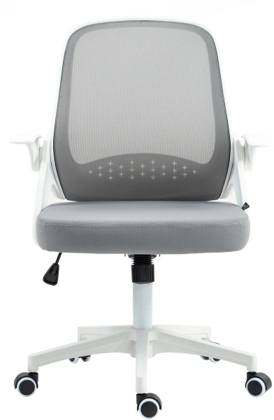 Кресло Cactus CS-WMC212-GY белый/серый сетка/ткань