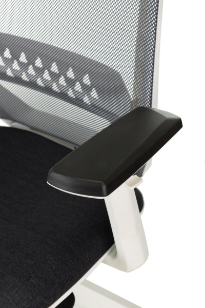 Кресло Бюрократ MC-W611NL серый TW-04 38-417 сетка/ткань крестов.4-луч. пластик пластик белый