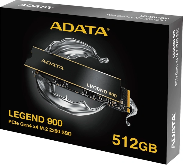 Накопитель SSD A-Data PCIe 4.0 x4 512GB SLEG-900-512GCS Legend 900 M.2 2280