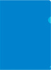 Папка-уголок Бюрократ -EE310/1BLU A4 пластик 0.15мм синий