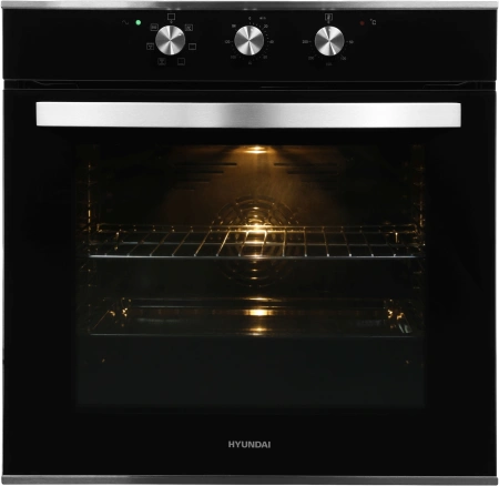 Духовой шкаф Электрический Hyundai HEO 6634 IX серебристый