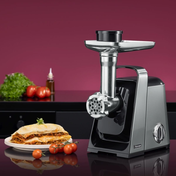 Мясорубка Rondell RDE-1454 2000Вт стальной
