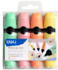 Набор текстовыделителей Deli EU356-MT Macaron скошенный пиш. наконечник 4цв.