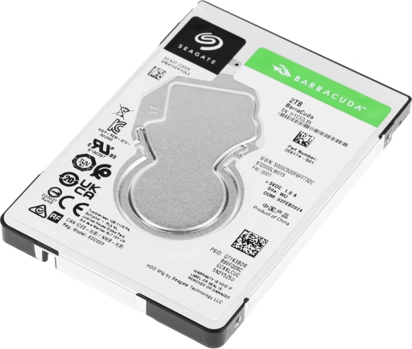 Жесткий диск Seagate SATA-III 2Tb ST2000LM015 Notebook/Desktop Barracuda (5400rpm) 128Mb 2.5"