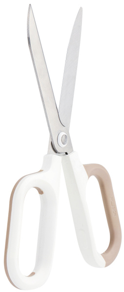 Ножницы Deli ENS055-WT Nusign офисные 180мм титановое покрытие сталь белый блистер