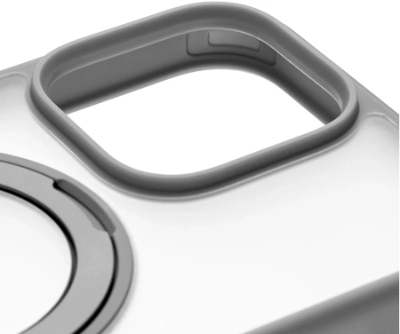 Чехол (клип-кейс) uBear для Apple iPhone 16 Pro Max Clip 360 with MagSafe серый (CS442GR69PRG-I24M)