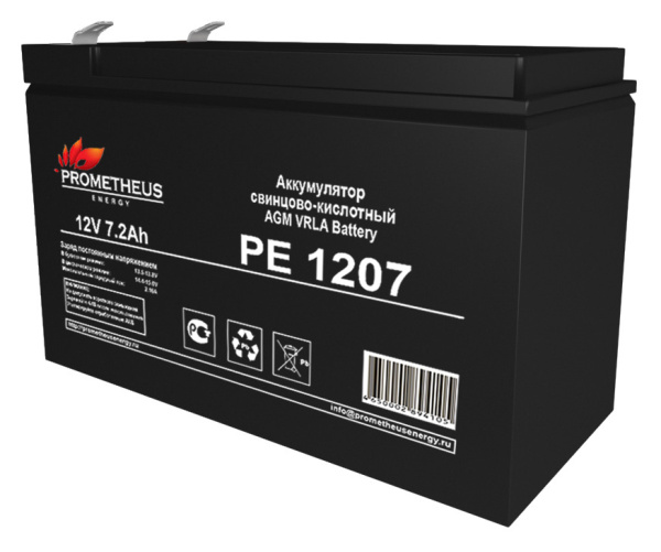 Батарея для ИБП Prometheus Energy PE 1207 12В 7.2Ач