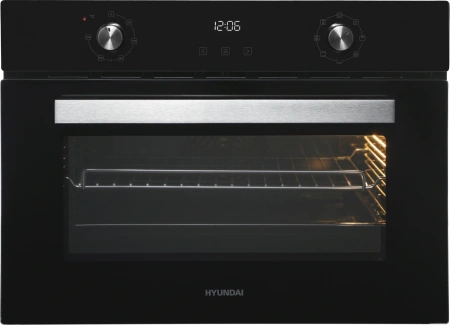 Духовой шкаф Электрический Hyundai HEO 64512 BG черный