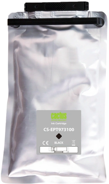 Картридж струйный Cactus CS-EPT973100 T9731 черный (540мл) для Epson WorkForce WF-C869RD3TWFC/WF-C869RDTWF