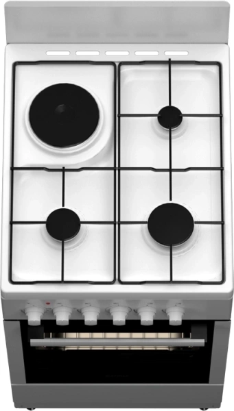 Плита Комбинированная Darina 1E КМ 241 321 W белый (без крышки) реш.сталь