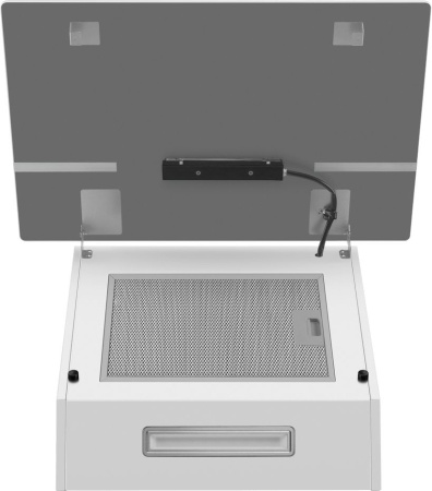 Вытяжка каминная Maunfeld Astro 60 белый/белое стекло управление: сенсорное