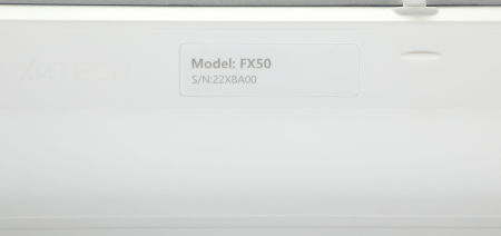 Клавиатура A4Tech Fstyler FX50 белый USB slim Multimedia (FX50 WHITE)