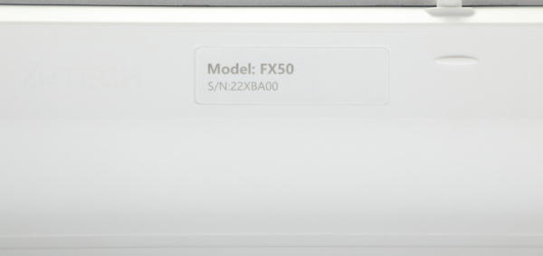 Клавиатура A4Tech Fstyler FX50 белый USB slim Multimedia (FX50 WHITE)