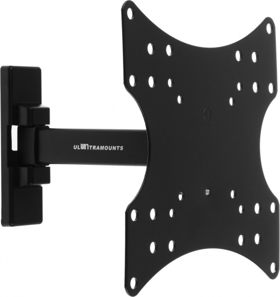 Кронштейн для телевизора Ultramounts UM876 черный 17"-42" макс.20кг настенный поворот и наклон
