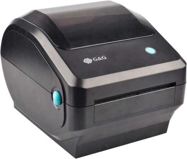 Термопринтер G&G GG-D410 203dpi 152мм/с/USB для печ.накл. черный