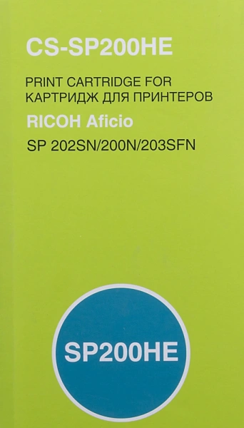 Картридж лазерный Cactus CS-SP200HE 407262 черный (2600стр.) для Ricoh SP 202SN/200N/203SFN