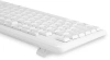 Клавиатура Оклик 305M белый USB Multimedia (1875227)