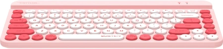 Клавиатура A4Tech Fstyler FBK30 розовый USB беспроводная BT/Radio slim Multimedia (FBK30 RASPBERRY)