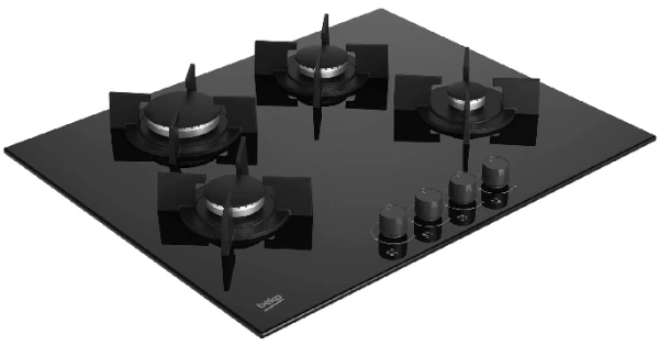 Газовая варочная поверхность Beko HING642202SB черный