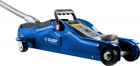 Домкрат Зубр Профессионал T35 подкатной гидравлический синий (43056-2-K)