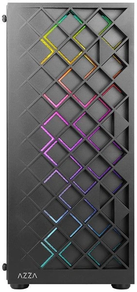Корпус Azza Spectra черный без БП ATX 1x120mm 2xUSB2.0 1xUSB3.0 audio bott PSU
