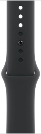 Смарт-часы Apple Watch Series 10 A2999 46мм 2.1" OLED корп.черный Sport Band рем.черный разм.брасл.:160-210мм (MWWQ3LW/A)