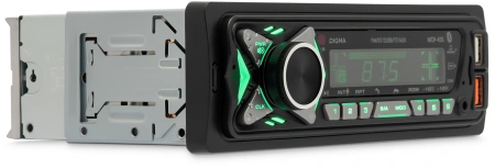 Автомагнитола Digma MCP-455 1DIN 2x45Вт 4