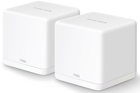 Бесшовный Mesh роутер Mercusys Halo H30G(2-pack) AC1300 10/100/1000BASE-TX белый (упак.:2шт)