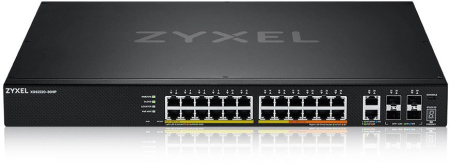 Коммутатор Zyxel XGS2220-30HP-EU0101F (L3) 24x1Гбит/с 2x10Гбит/с 4SFP+ 16PoE+ 8PoE++ 400W управляемы